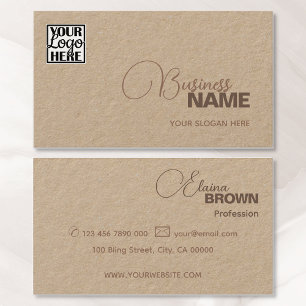 Eleganten logotyp mall Modern klassisk , enkelt br Visitkort
