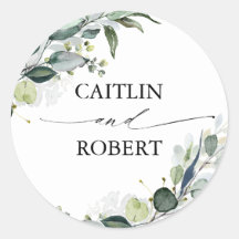 Eleganten Lush Greenery och Eucalyptus Foliage