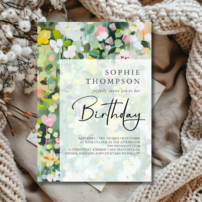 Eleganten Meadow Floors Inbjudningar (Skapare uppladdad)