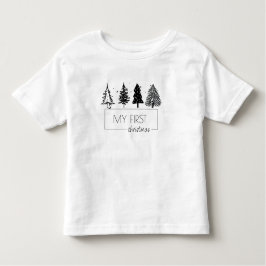 Eleganten Minimerar min första jul T Shirt
