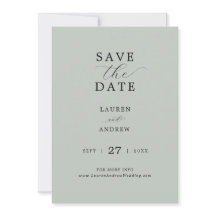 Eleganten Modern Bröllop i  Grönt av glasögon