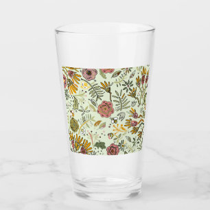 Eleganten Modern för Blommigt av vattenfärger, bib Glaskopp