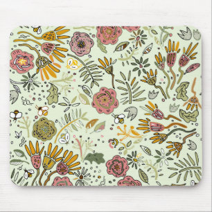 Eleganten Modern för Blommigt av vattenfärger, bib Musmatta