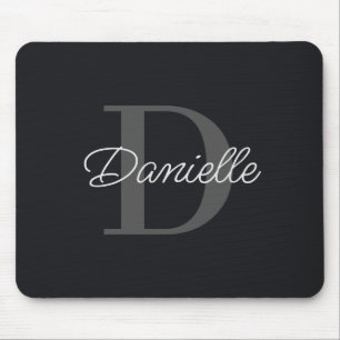 Eleganten Modern minimal anpassad namnmonogram Musmatta
