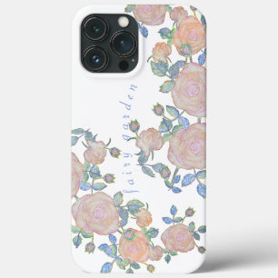 Eleganten mönster i ro-blomsterlassi