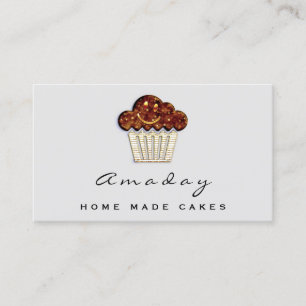 Eleganten Muffin Smile av Logotyp i bakverk Visitkort