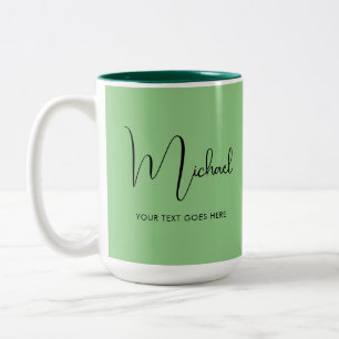 Eleganten Namn för handskriven Kaffe koppar
