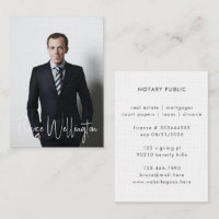 Eleganten Namnteckning skriptfotografi av Notary L