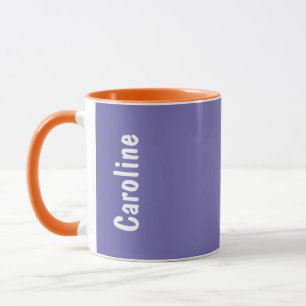 Eleganten Namnteckning skriptmonogram Mugg