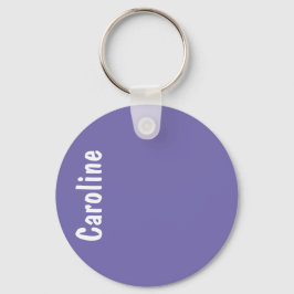 Eleganten Namnteckning skriptmonogram Nyckelring