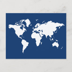Eleganten Navy World Vykort