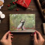 Eleganten Newlyged Photo, gift jul Julkort<br><div class="desc">Gift jultomte elegant - nytt helgdag för foto. Mallfoto via Pixabay med licens enligt CC0 och måste ersättas med ditt eget foto</div>