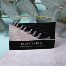 Eleganten Piano Nycklar Accompanist Classy
