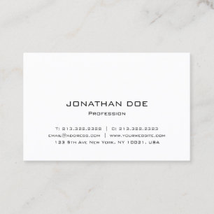 Eleganten professionell Modern Minimal mall Visitkort