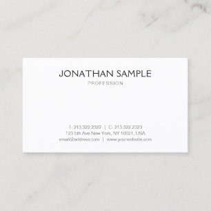 Eleganten professionell Modern Simple Design Templ Visitkort