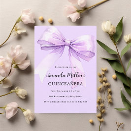 Eleganten Quinceanera Inbjudningar
