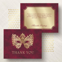 Eleganten Quinceanera, Red Masqueramasken