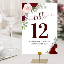 Eleganten Ro Burgundy Red Bröllop