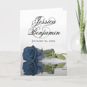 Eleganten Romantic Photo Bröllop Inbjudan