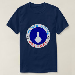Eleganten Silent Service Veteran, unik T Shirt