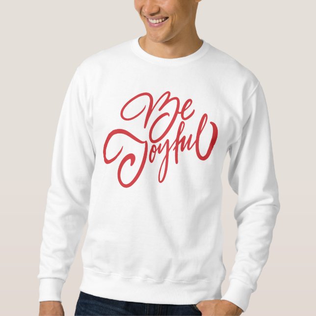 Eleganten ska vara Glatt Helgdag Lång Ärmad Tröja (Framsida)