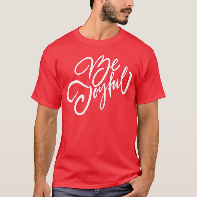 Eleganten ska vara Glatt Helgdag T Shirt (Framsida)