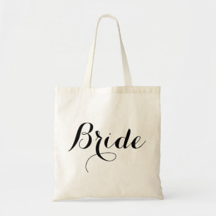 Eleganten skrivar brudtoto tygkasse