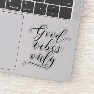Eleganten skrivar "den Motivational bra vibesen Klistermärken