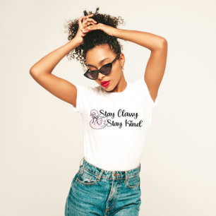 eleganten "Stanna i klass" T Shirt