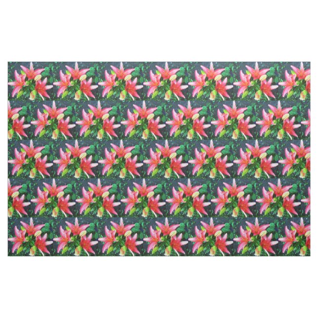 ELEGANTEN STAR LILY TYG (Fat Quarter)