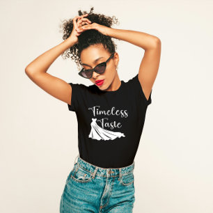 eleganten "Tidsfri inklistring" T Shirt