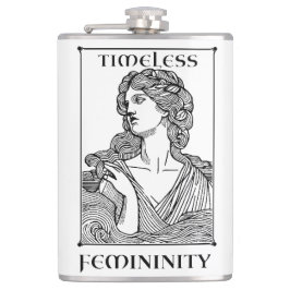 eleganten "Timless Femininity" Förpackad kolv Fickplunta