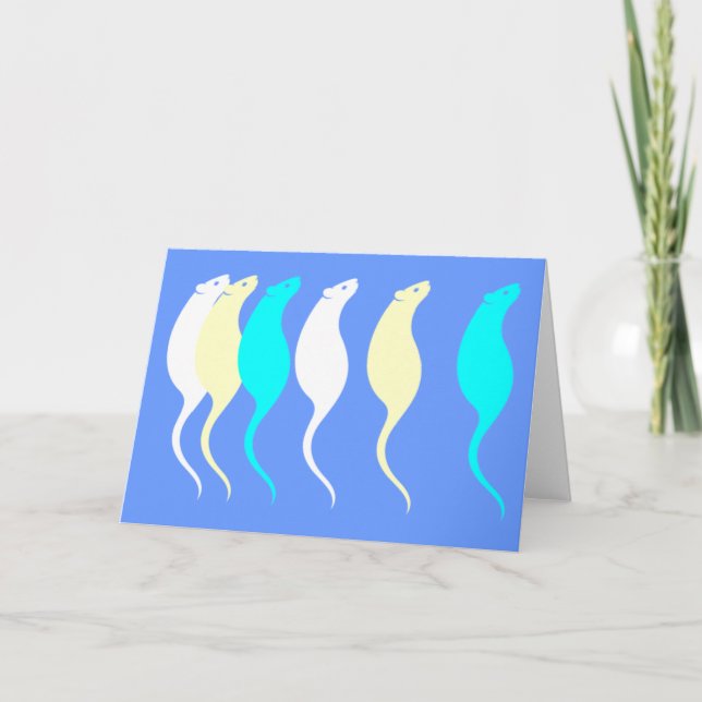 Eleganten tjaller kortet kort (Framsida)