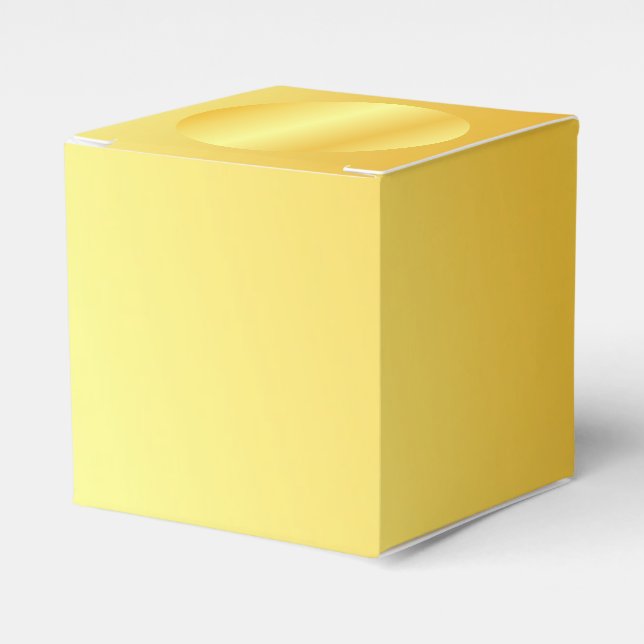 Eleganten Trendig Faux Guld Metallic Search Modern Presentaskar (Framsidan Sidan)