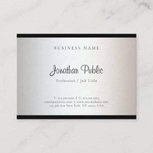 Eleganten trendig Modern Simple Design Template Visitkort