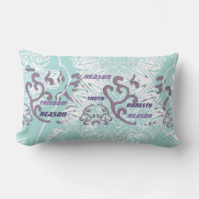 Eleganten Värden och modern Lumbarkudde (Framsida)