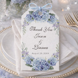 Eleganten Watercolor för Glöm-Me-Not-Flowers Presentetikett