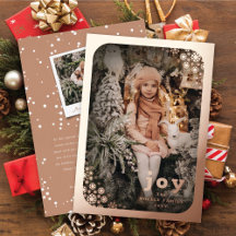 Eleganten Winter Snöflingor Ram Glad helg