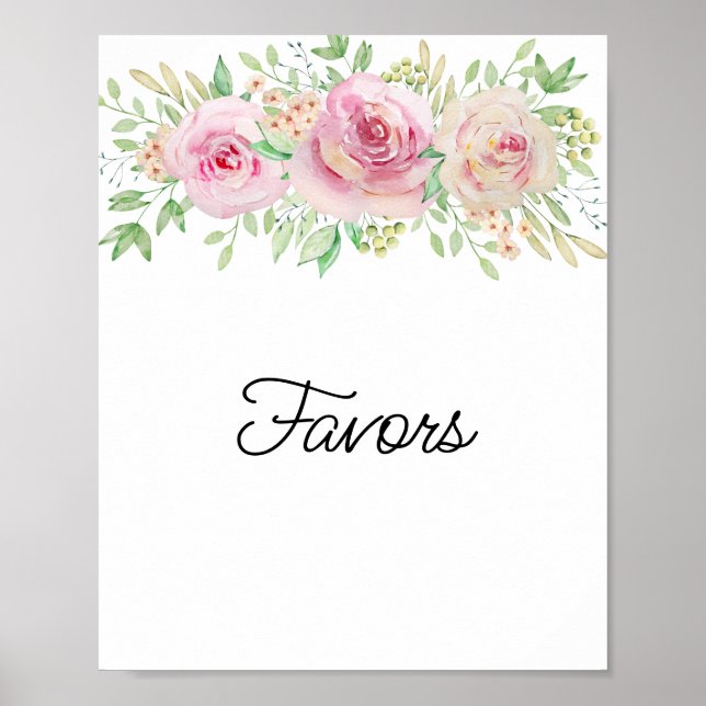 Elegantens Blommigt Favoriter Poster (Framsidan)