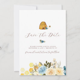 Elegantens Blommigt har sparat datum Inbjudningar