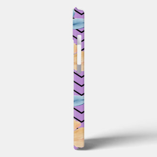 Elegantens Blommigt iPhone 13 Fodral - Lilans bakg