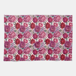 Elegantens Blommigt Kökshandduk