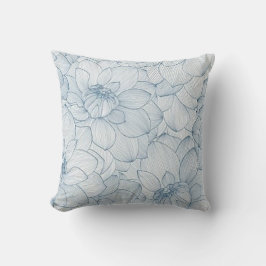 Elegantens Blommigt Kudde