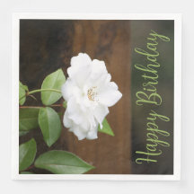 Elegantens Blommigt med Grönt och vit