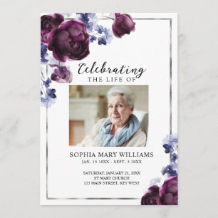 Elegantens Blommigt, minneslista - allmän serviceo Program