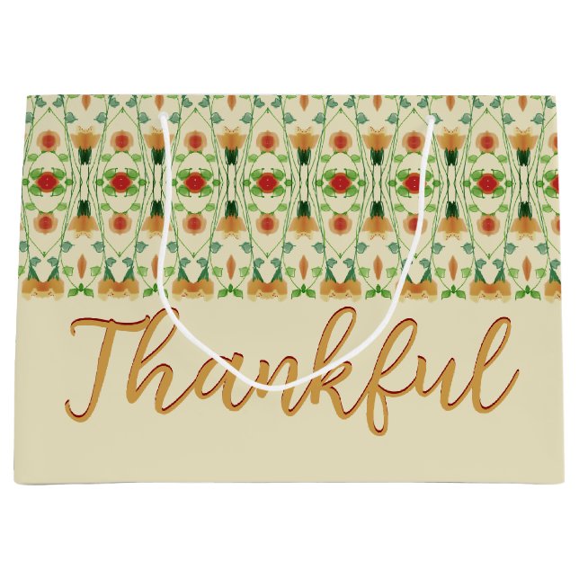 Elegantens Blommigt mönstrad (Framsidan)