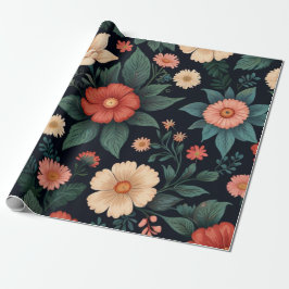 Elegantens Blommigt Presentpapper