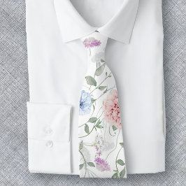 Elegantens blommigt slips