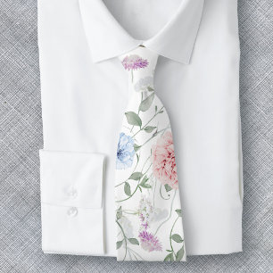 Elegantens blommigt slips