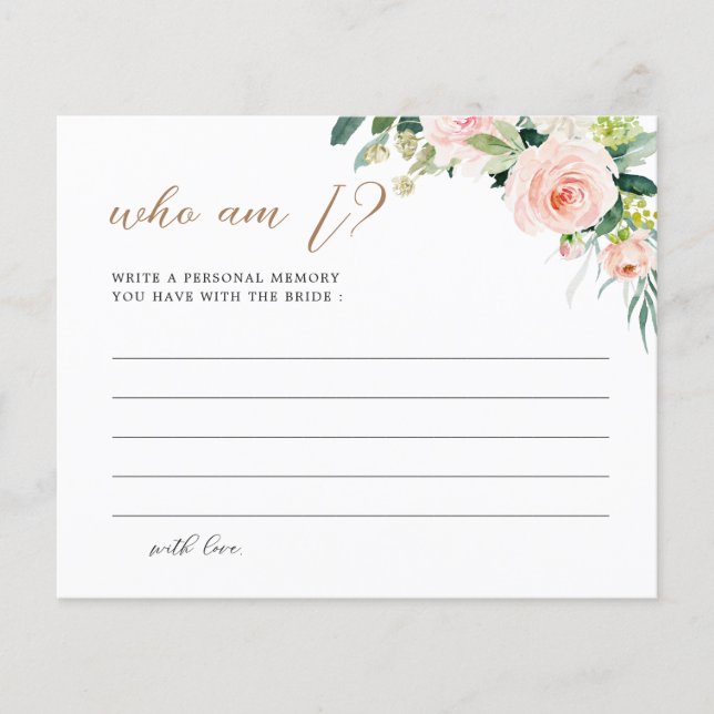 Elegantens Blommigt som jag skyddar spelkort (Framsida)